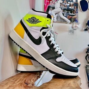 Nike Air Jordan 1 High G Golf “Volt/Yellow Ochre” – Size 10